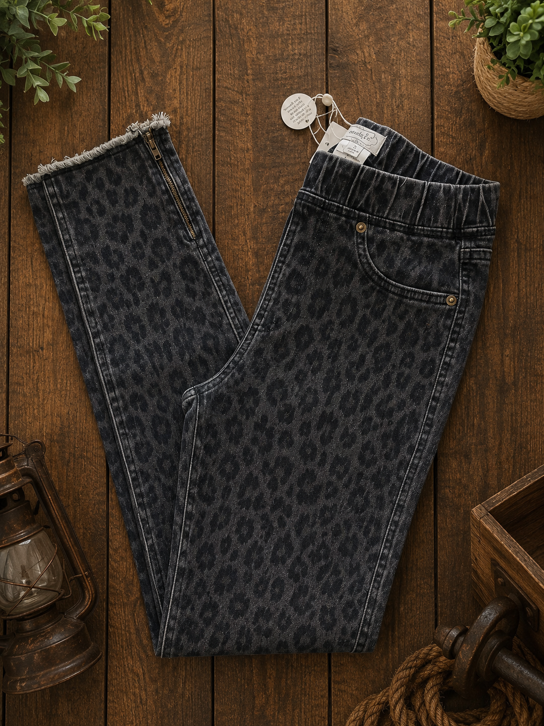 Elastic Waist Jeans