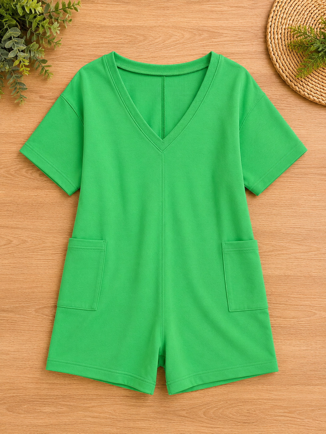 Romper with pockets