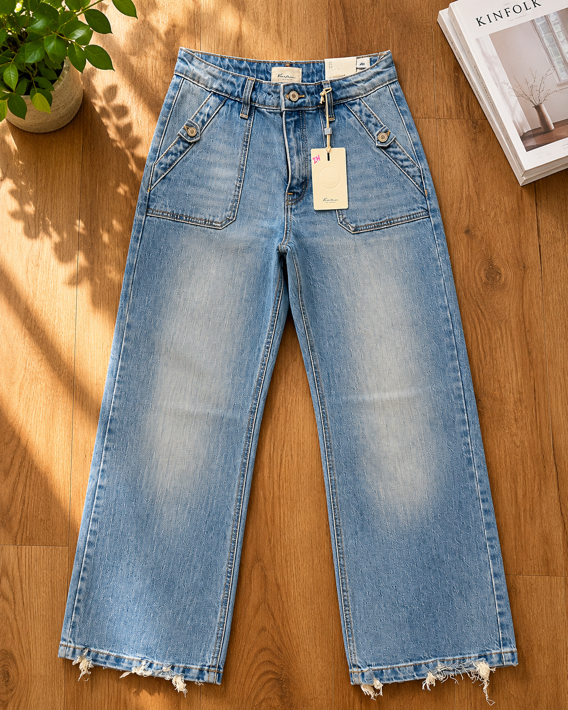 Kancan High Rise wide Flare Jeans